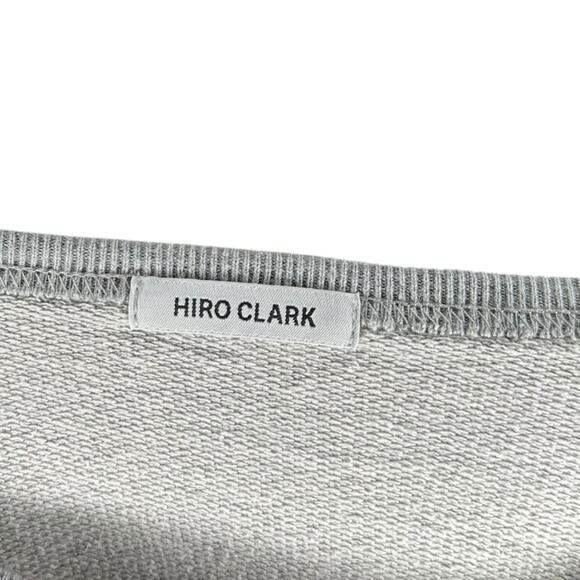 HIRO CLARK The Sweatshirt Terry Cloth Pullover Crewneck Men's Size Medium Gray - Picture 6 of 6